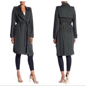 Emerald Green Bagatelle Trench Jacket